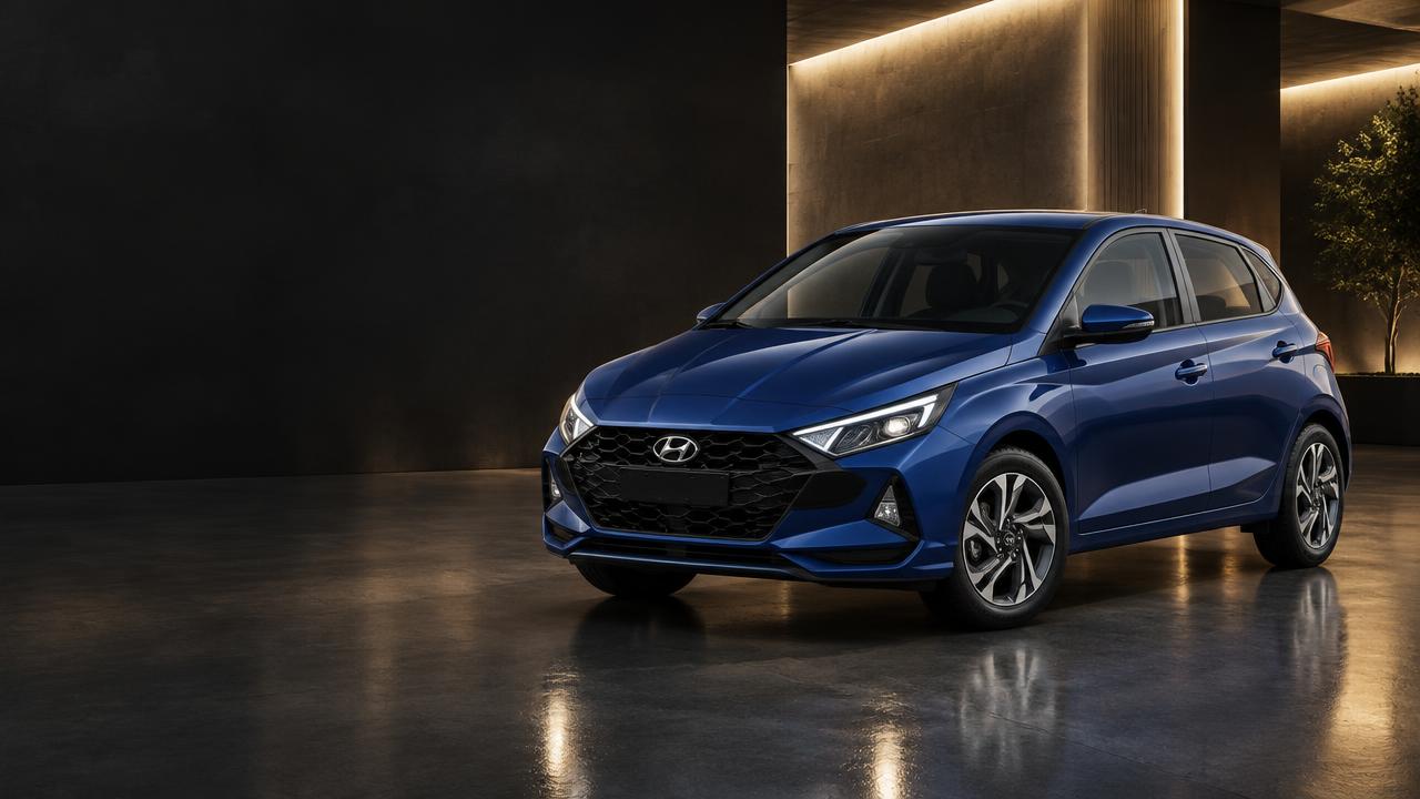 Hyundai HB20 em cenário automotivo premium